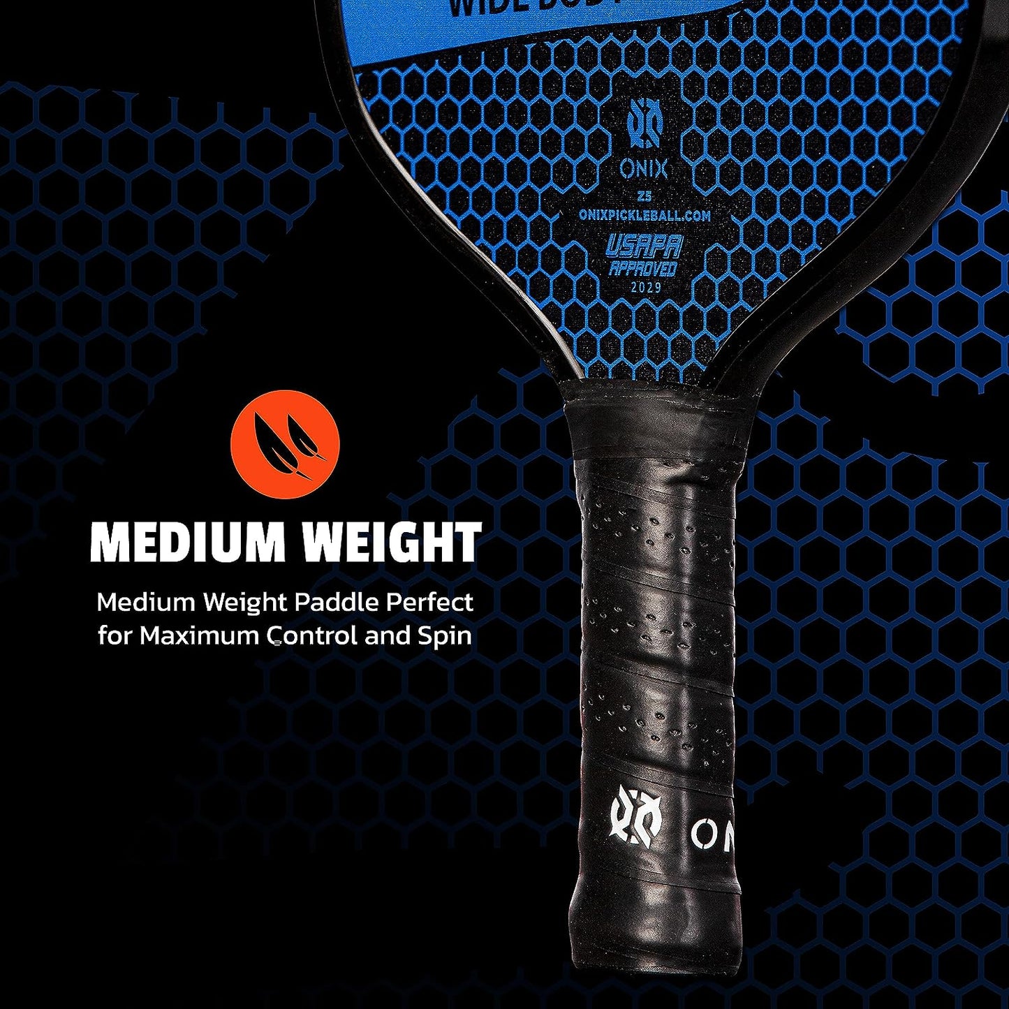 Graphite MOD Z5 Carbon Fiber Pickleball Paddle with Cushioned Comfort Grip