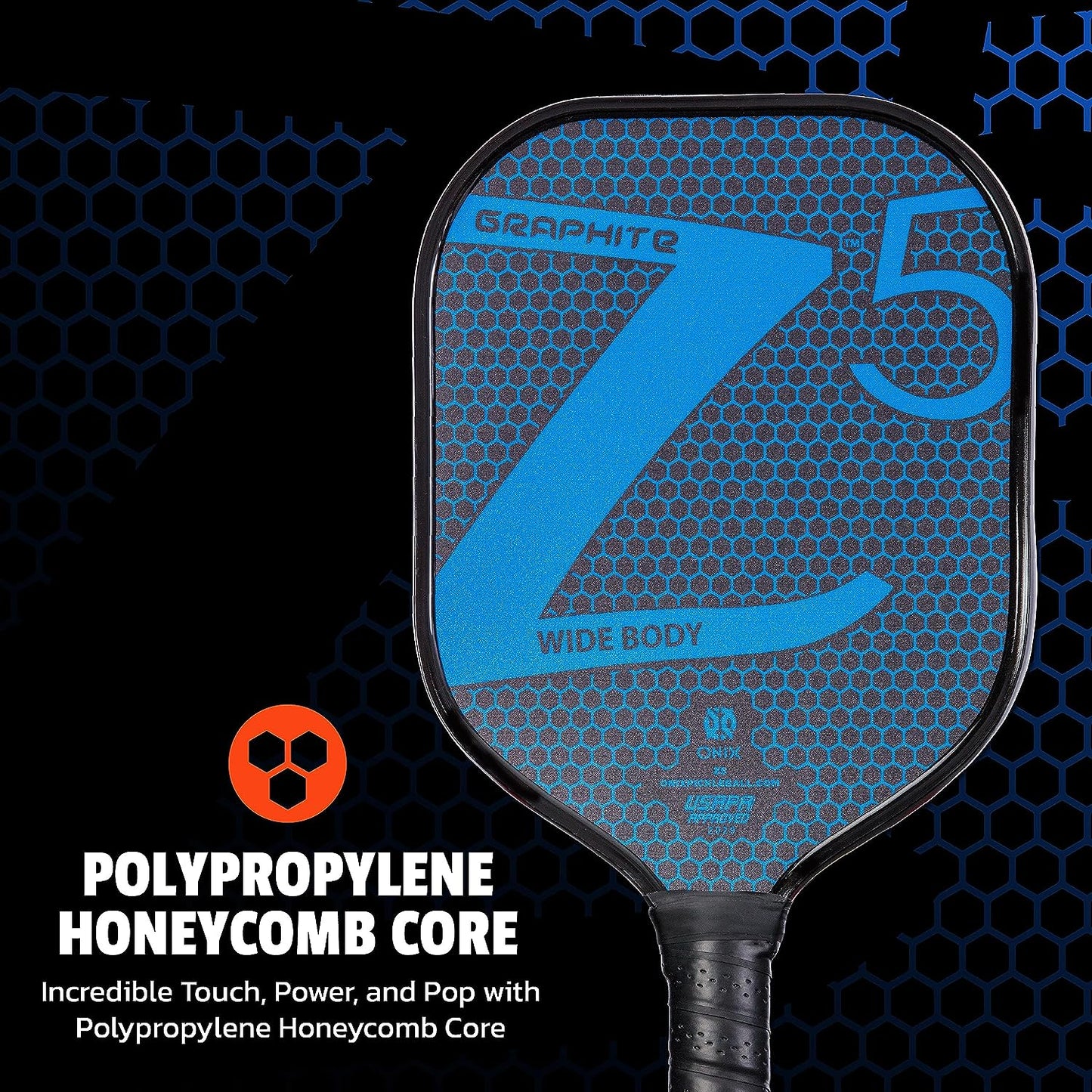 Graphite MOD Z5 Carbon Fiber Pickleball Paddle with Cushioned Comfort Grip