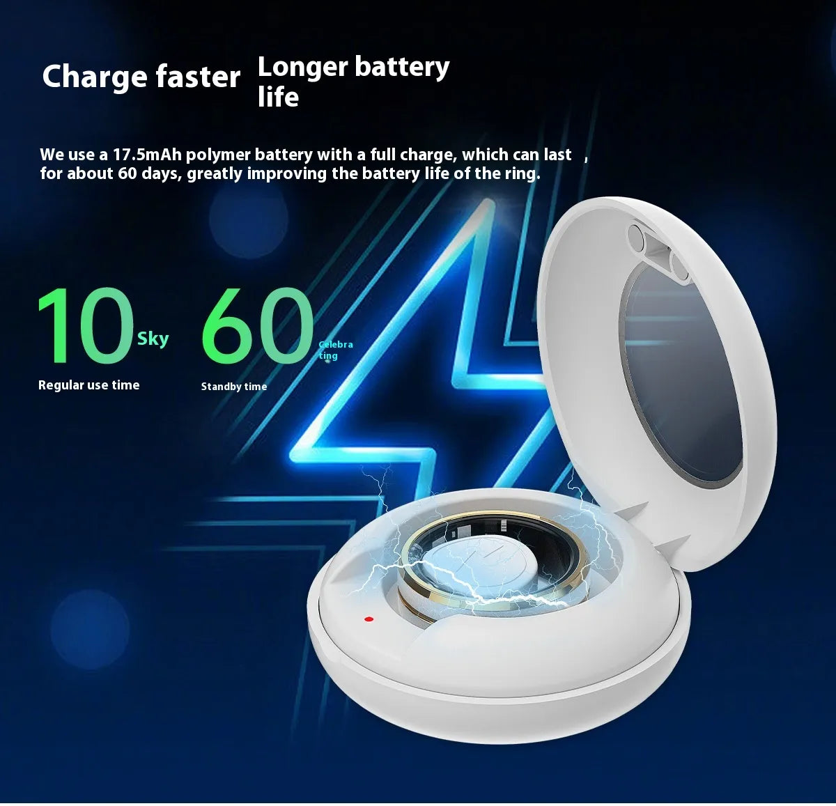 Smart Fitness Ring – Health & Activity Tracker