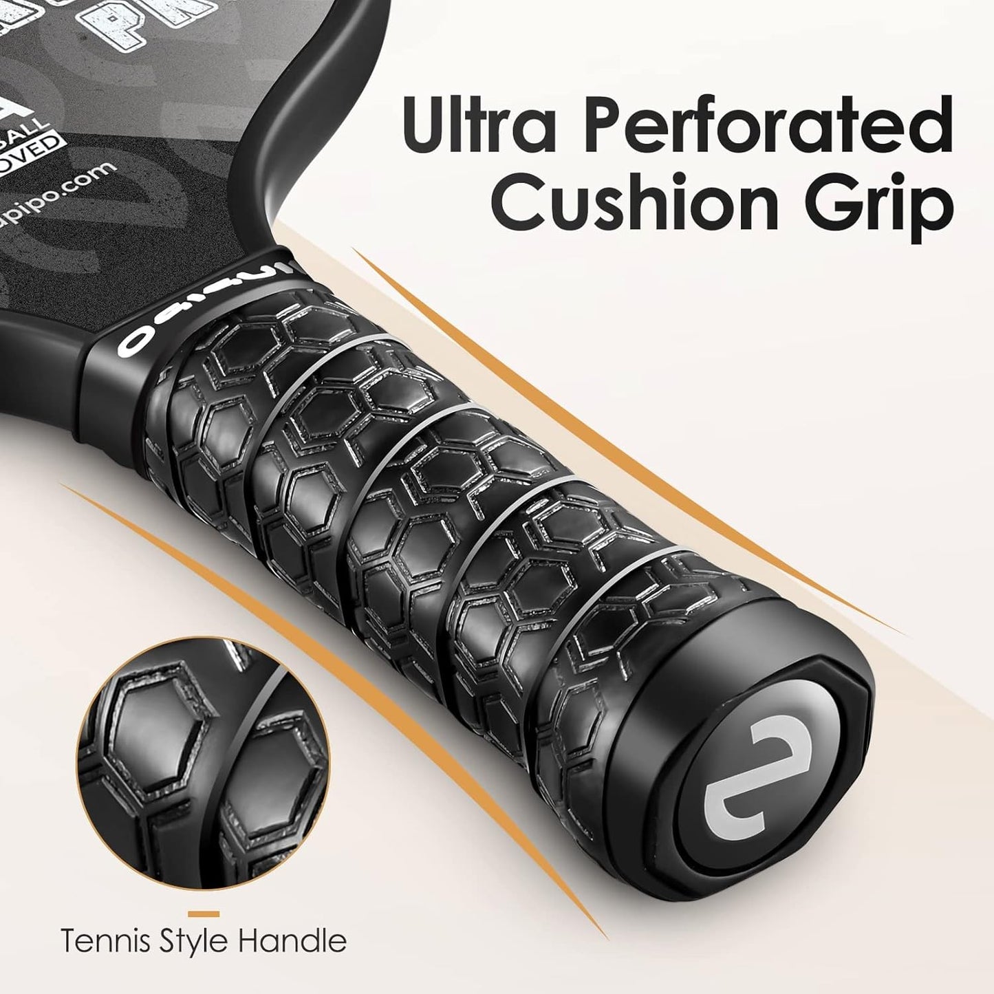 Professional Pickleball Paddle Set - USAPA Approved Graphite Carbon Fiber Rackets with Polypropylene Honeycomb Core, Cushioned Grip, and Carry Bag (Available in Sets of 1, 2, or 4) for Men and Women