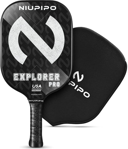 Professional Pickleball Paddle Set - USAPA Approved Graphite Carbon Fiber Rackets with Polypropylene Honeycomb Core, Cushioned Grip, and Carry Bag (Available in Sets of 1, 2, or 4) for Men and Women
